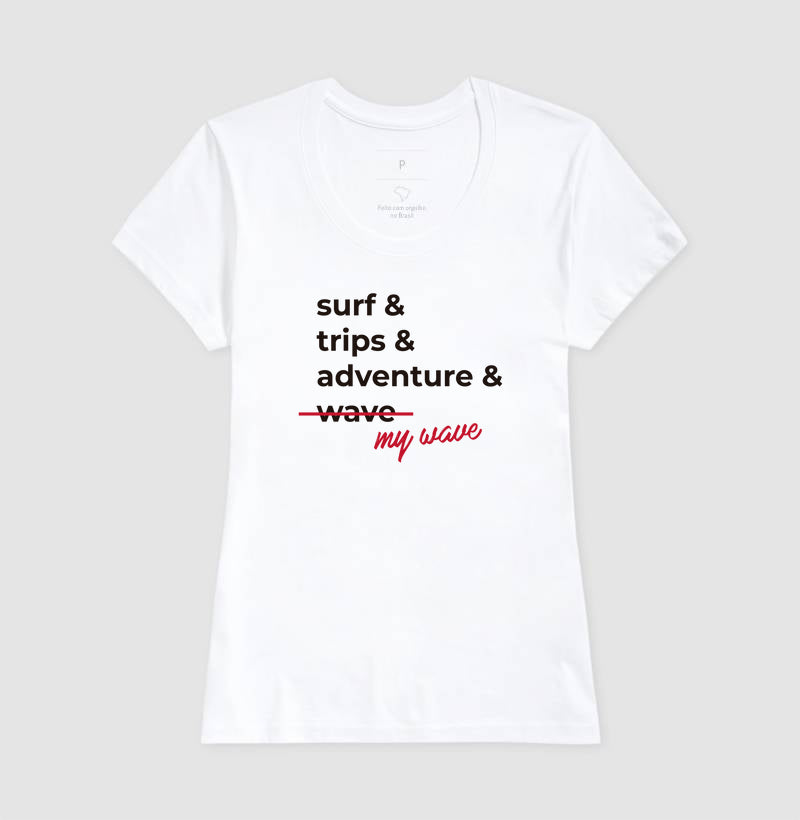 Camiseta Surf Trips Feminina