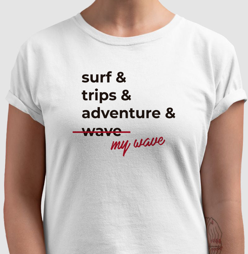 Camiseta Surf Trips Feminina