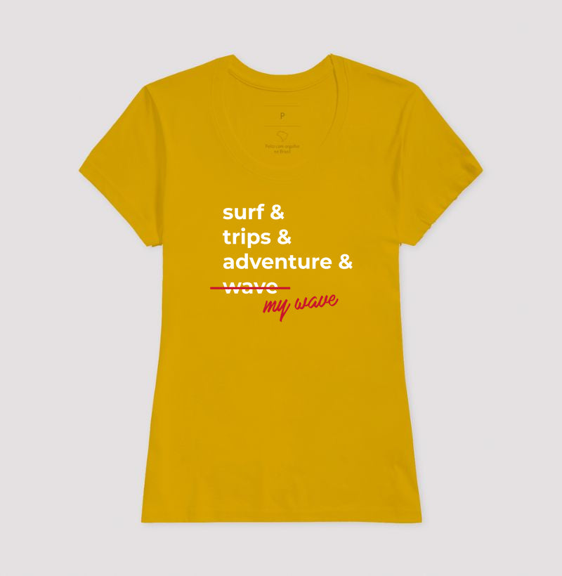 Camiseta Surf Trips Feminina